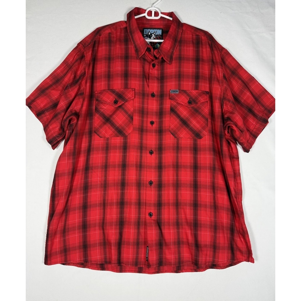Dixxon Flannel Co The Rocket Mens 3X Red Plaid Excellent Bamboo Blend Shirt